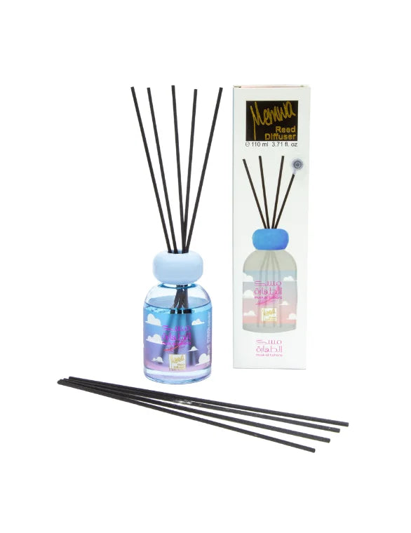 Reed Diffuser 110ML Memwa - Musk El Tahara White مسك الطهارة  | فواحة عيدان ميموا