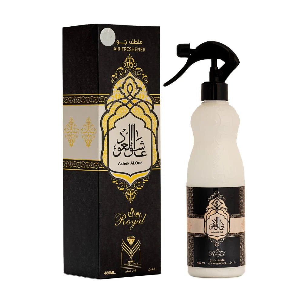 Air Freshener | 480ML معطر جو - عاشق العود رويال - شركة الماس السعودية