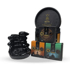 Ansaam Backflow Incense - 3 Types of Incense | مبخرة شلال + ٣ انواع بخور