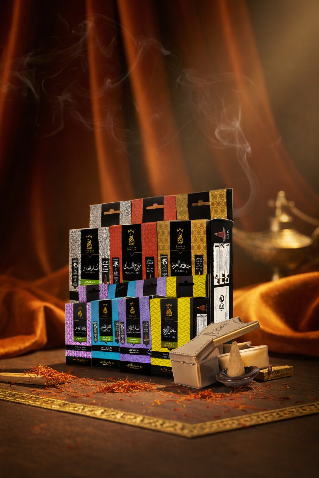 BUNDLE 7 Cones - ٧ انواع بخور هرمي - شركة انسام