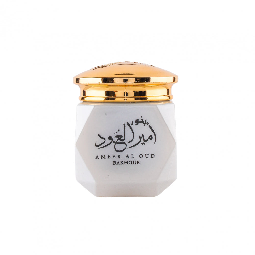 بخور امير العود الأبيض - 40 جرام - من الماس للعطور السعودية